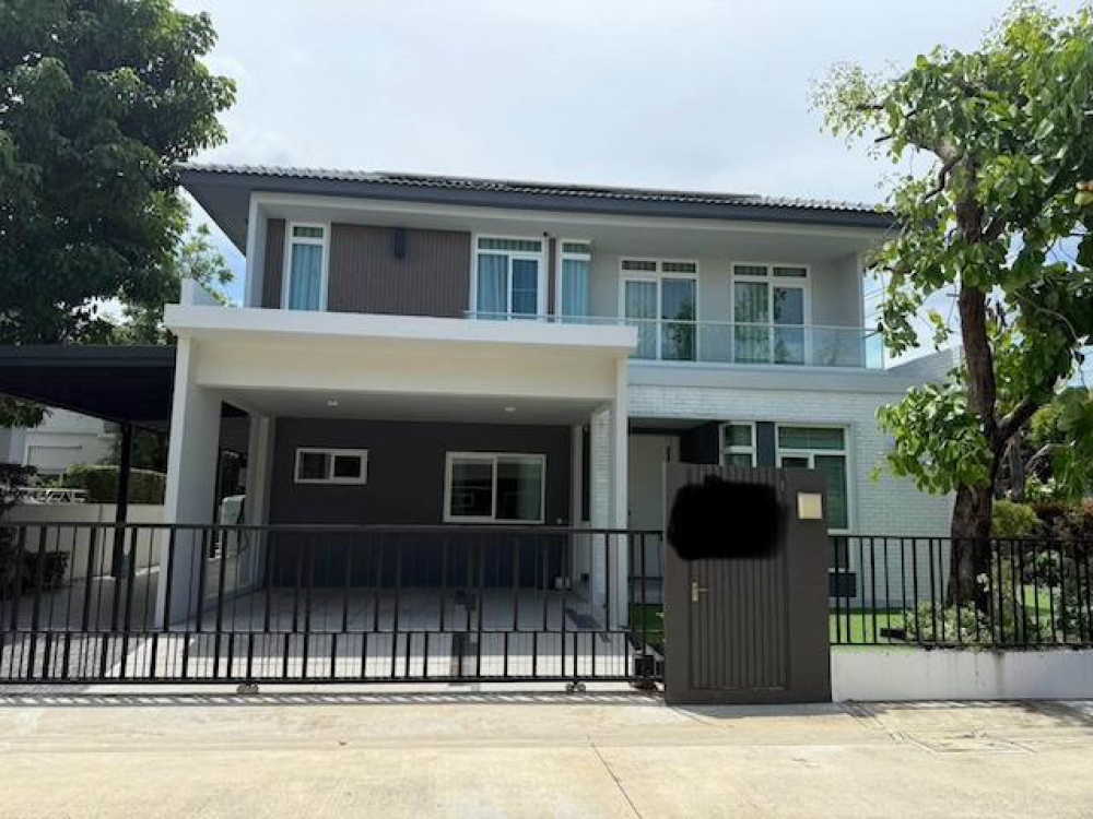 ให้เช่าบ้านเดี่ยว 2 ชั้น 86 ตร.ว. มัณฑนา 2 บางนา กม.7 พร้อมโซลาร์เซลล์ และ EV Charger
