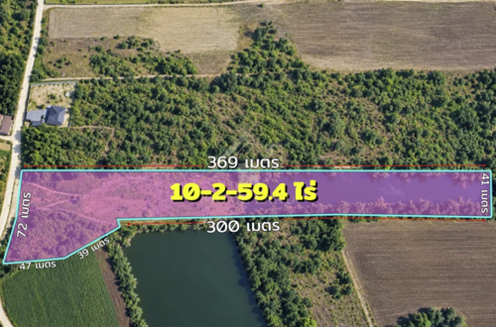 BHL1364 ที่ดิน 10-2-59.4 ไร่ หนองปลิง นครสวรรค์ แปลงสวย