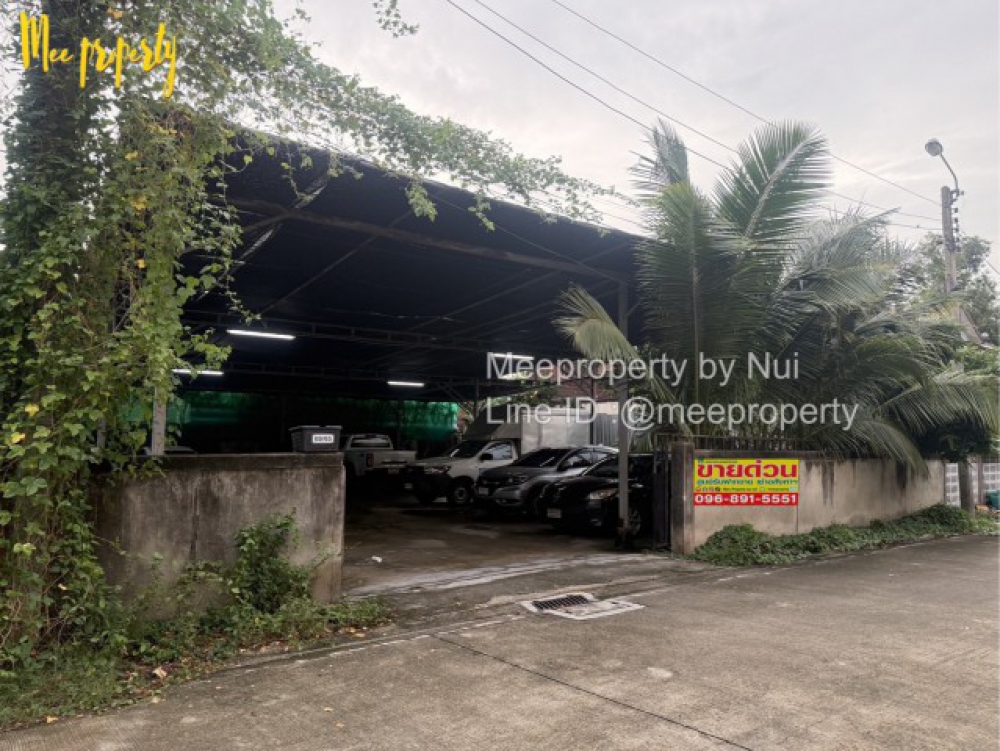 ขายที่ดิน ถมแล้วล้อมรั้วเรียบร้อย พร้อมปลูกสร้างที่ดิน 80 ตร.ว. ปากเกร็ด ใกล้เมืองทองธานี ถนนติวานนท์ ต.บ้านใหม่ อ.ปากเกร็ด จ.นนทบุรี ME-297