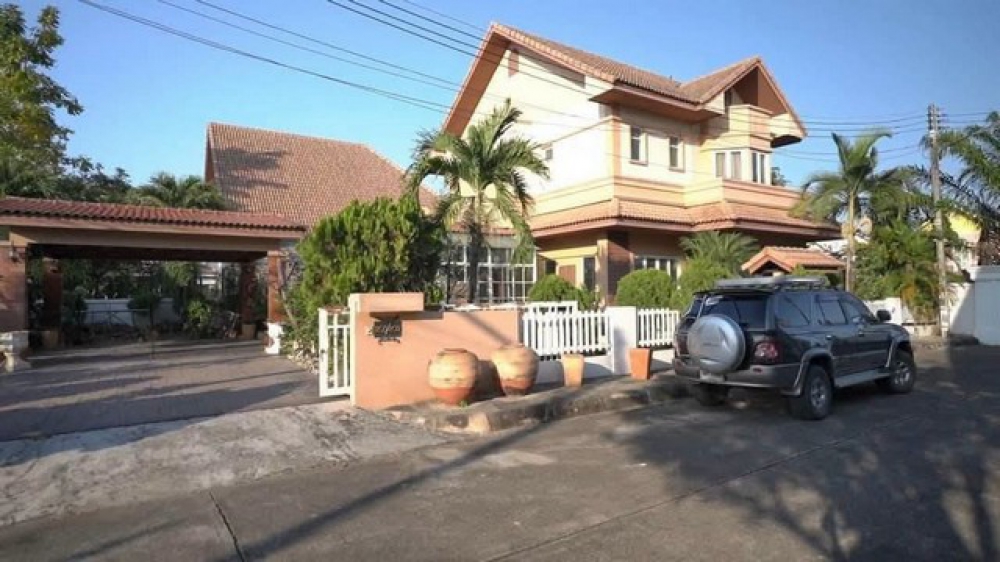 บ้านเดี่ยว 2 ชั้น พร้อมที่ดิน เฟอร์นิเจอร์ครบ หนองหอย